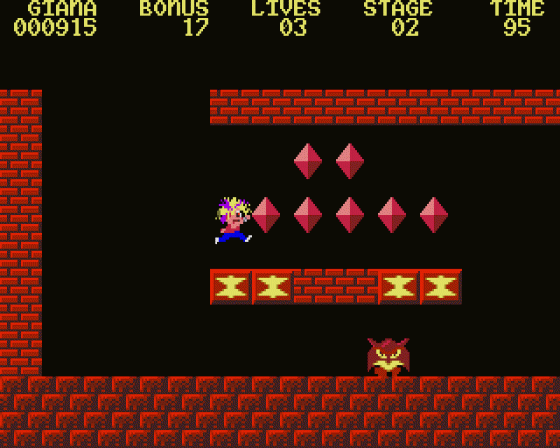 The Great Giana Sisters STe Screenshot 7 (Atari ST)