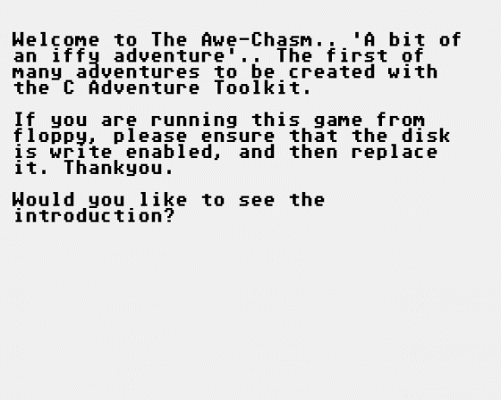 The-Awe-Chasm v2.0 Screenshot 1 (Atari ST)