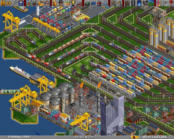 Transport Tycoon Deluxe [OpenTTD] 0.51 Screenshot 1 (Atari ST)