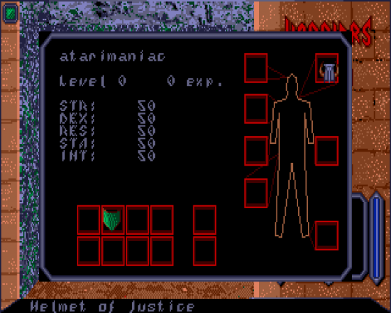 Warriors of Light 0.60 Screenshot 8 (Atari ST)