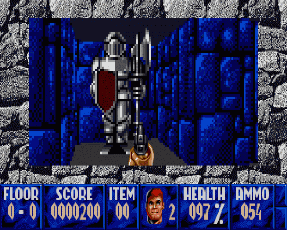 Wolfenstein 3D 0.8a Beta Screenshot 5 (Atari ST)