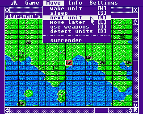 World Conquest 0.3 Beta Screenshot 6 (Atari ST)