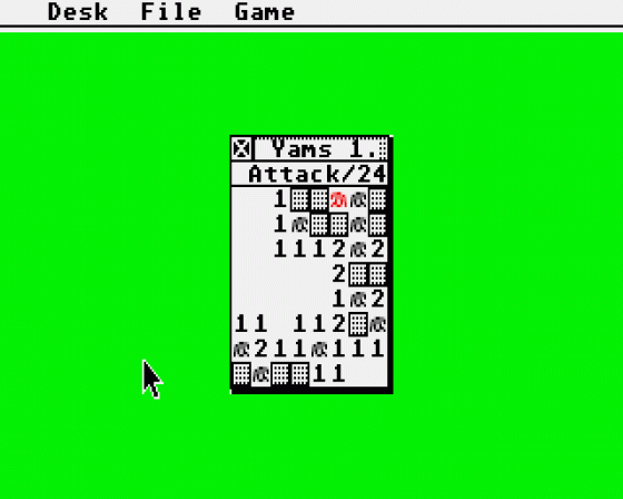 Yams 1.0 Screenshot 1 (Atari ST)