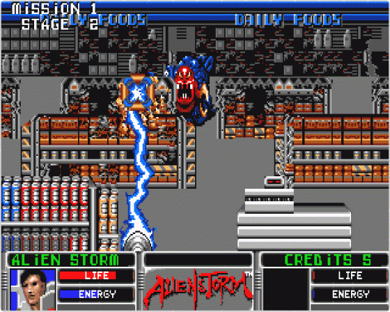 Alien Storm Screenshot 5 (Atari ST)