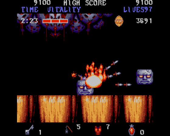 Black Tiger Screenshot 6 (Atari ST)