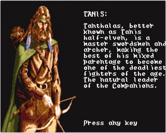 Advanced Dungeons & Dragons: Heroes Of The Lance Screenshot 5 (Atari ST)