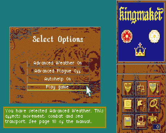 Kingmaker Screenshot 5 (Atari ST)