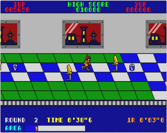 Metro-Cross Screenshot 5 (Atari ST)