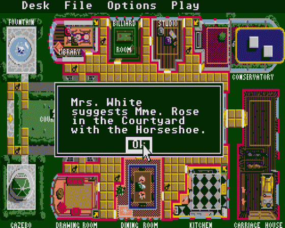 Cluedo - Master Detective Screenshot 12 (Atari ST)
