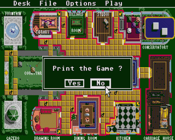 Cluedo - Master Detective Screenshot 16 (Atari ST)