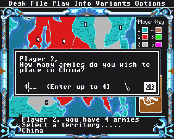 Risk Screenshot 8 (Atari ST)