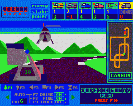 Super Highway Screenshot 8 (Atari ST)