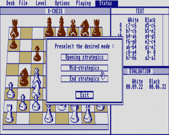 Xchess 2.1 Screenshot 5 (Atari ST)