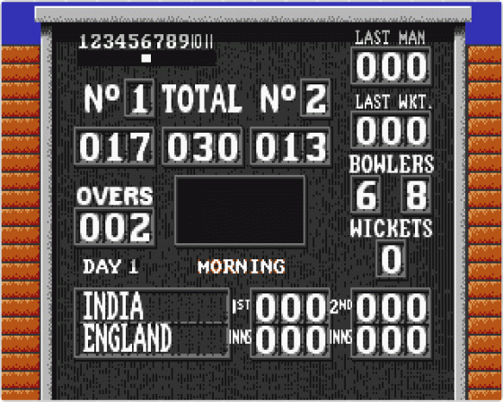 World Cricket Screenshot 6 (Atari ST)