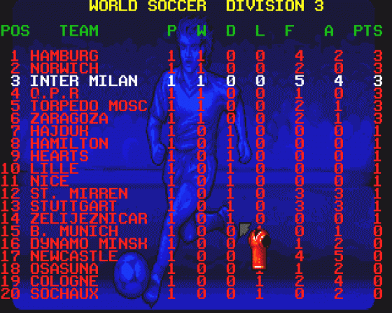 World Soccer Screenshot 14 (Atari ST)