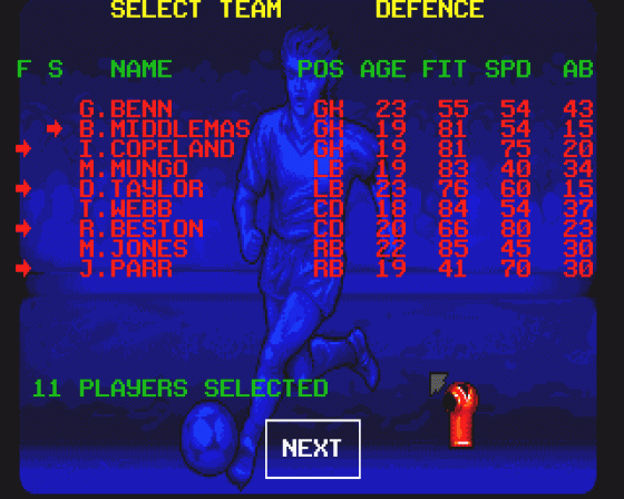 World Soccer Screenshot 16 (Atari ST)