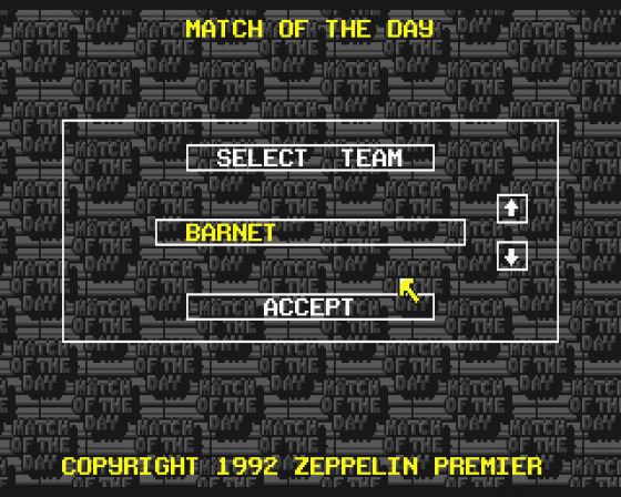 Match of the Day Screenshot 5 (Atari ST)