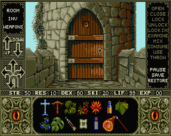 Elvira: Mistress of the Dark [Rolling demo] Screenshot 7 (Atari ST)