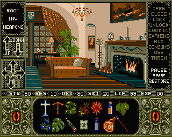 Elvira: Mistress of the Dark [Rolling demo] Screenshot 10 (Atari ST)