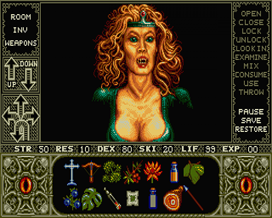 Elvira: Mistress of the Dark [Rolling demo] Screenshot 14 (Atari ST)