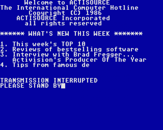 Hacker II: The Doomsday Papers [Coverdisk]