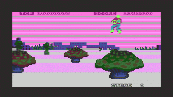 Space Harrier Screenshot 10 (Atari XE/XL)