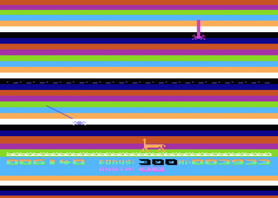 Metagalactic Llamas: Battle At The Edge Of Time Screenshot 6 (Atari 800XL/130XE/65XE/XE Console)