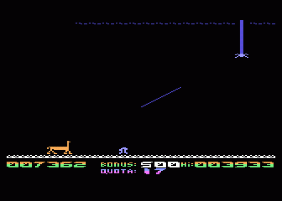 Metagalactic Llamas: Battle At The Edge Of Time Screenshot 7 (Atari 800XL/130XE/65XE/XE Console)