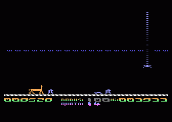 Metagalactic Llamas: Battle At The Edge Of Time Screenshot 8 (Atari 800XL/130XE/65XE/XE Console)