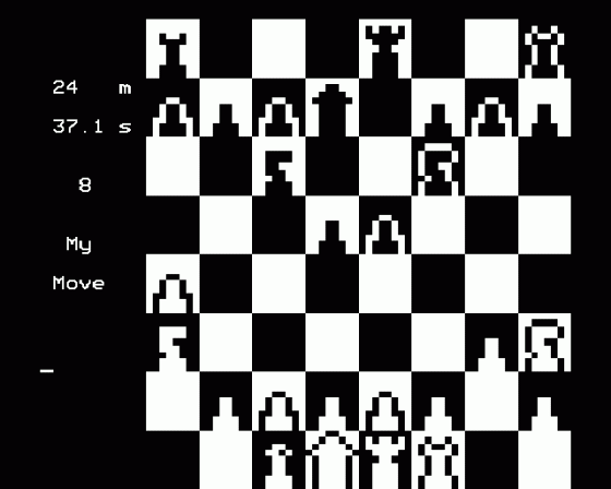 Chess Screenshot 5 (BBC Model A & B)