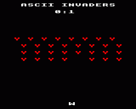 ASCII Invaders