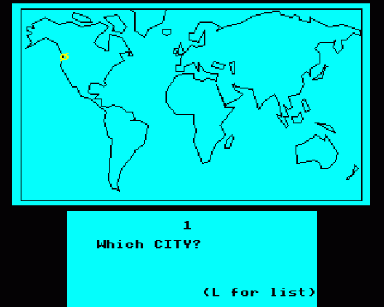 World Geography Screenshot 6 (BBC Model B)