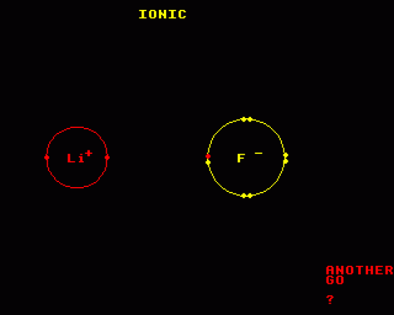 Chemical Structures Screenshot 5 (BBC Model B)