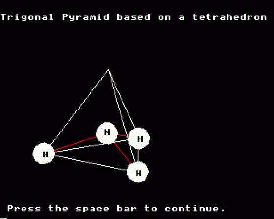 Chemical Structures Screenshot 7 (BBC Model B)