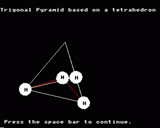 Chemical Structures Screenshot 11 (BBC Model B)