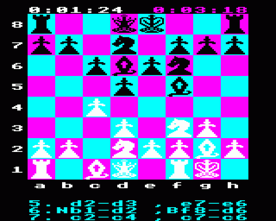 Chess Screenshot 5 (BBC Model B)