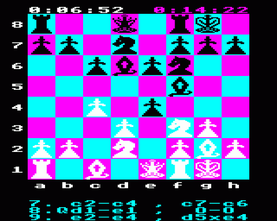 Chess Screenshot 7 (BBC Model B)