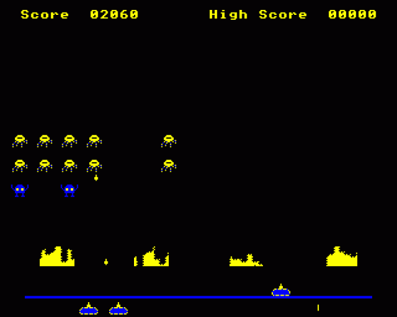 Super Invaders Screenshot 6 (BBC Model B)