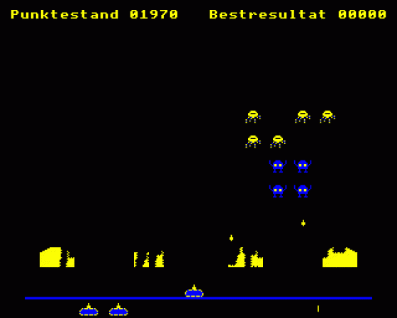 Super Invaders Screenshot 7 (BBC Model B)