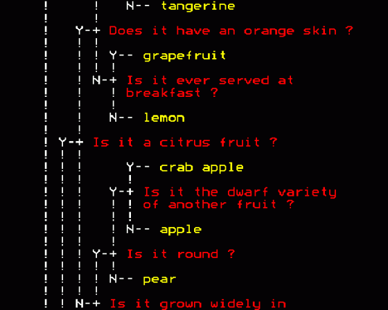 Tree Of Knowledge Screenshot 9 (BBC Model B)
