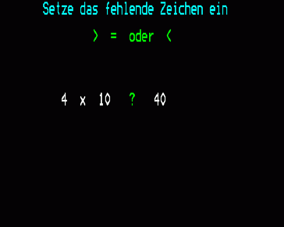 Fehlende Zeichen Screenshot 5 (BBC Model B)