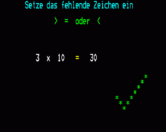 Fehlende Zeichen Screenshot 6 (BBC Model B)