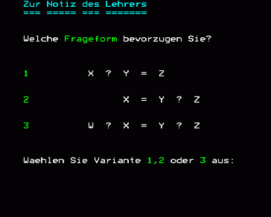 Fehlende Zeichen Screenshot 12 (BBC Model B)