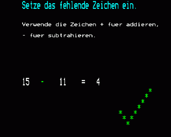 Fehlende Zeichen Screenshot 15 (BBC Model B)