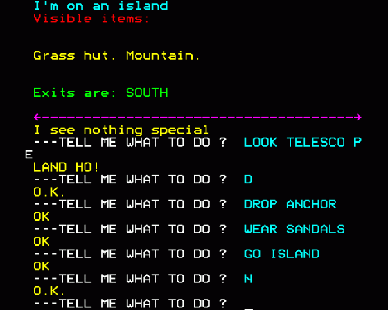 Golden Voyage Screenshot 5 (BBC Model B)
