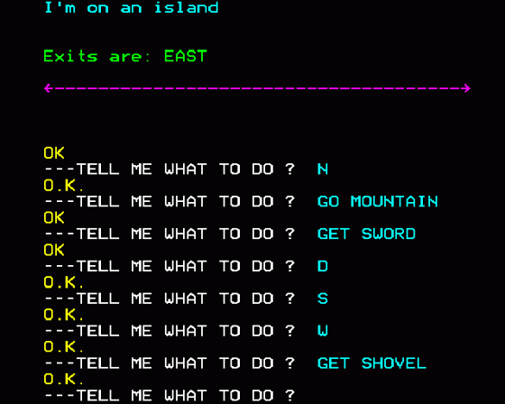 Golden Voyage Screenshot 6 (BBC Model B)
