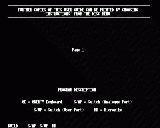 Single Input Programs Screenshot 9 (BBC B/B+/Master 128)