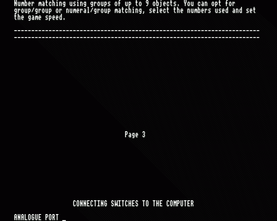 Single Input Programs Screenshot 14 (BBC B/B+/Master 128)