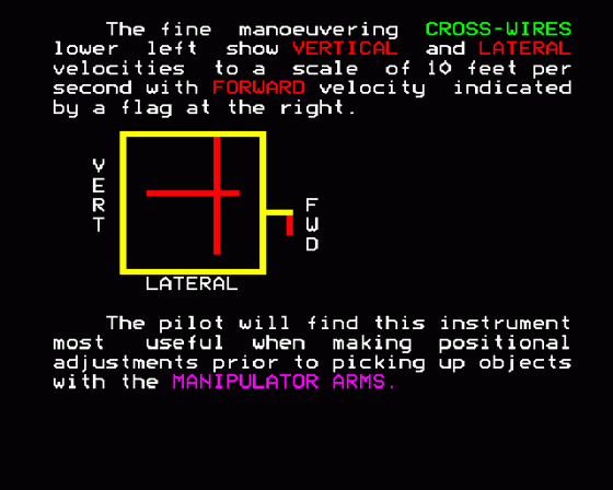 Starship Discovery Screenshot 15 (BBC Model B)