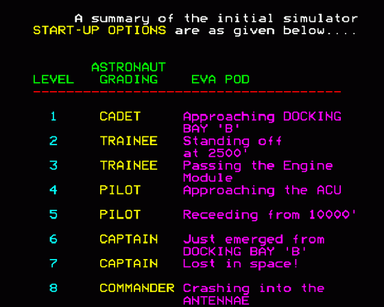 Starship Discovery Screenshot 21 (BBC Model B)